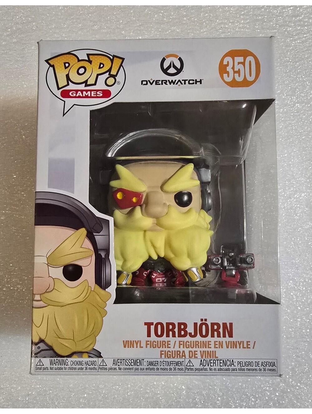 Funko Pop! Vinyl: Games Overwatch Torbjorn #350 Vaulted